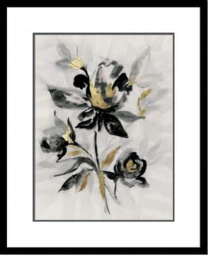 GLIDED FLORAL I